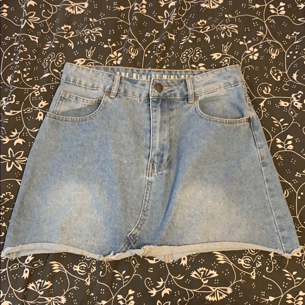Denim skirt